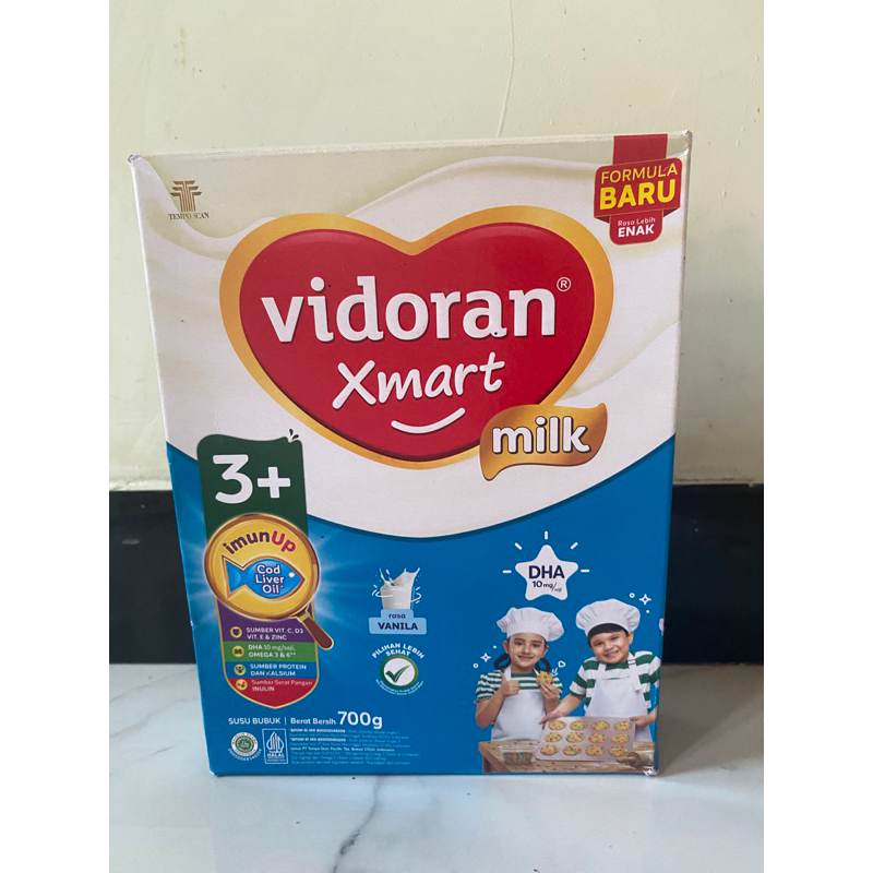 

VIDORAN XMART 3+ 700GR VANILA IMUN UP SUSU FORMULA 700 GR SSKD