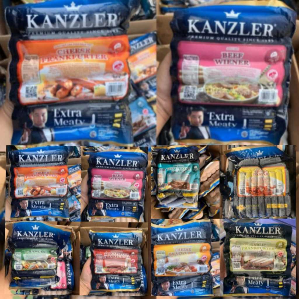 

Sosis Kanzler 360gr / 500gr | Kanzler Cheese Cocktail | Kanzler Cheese Frankfurter | All Varian