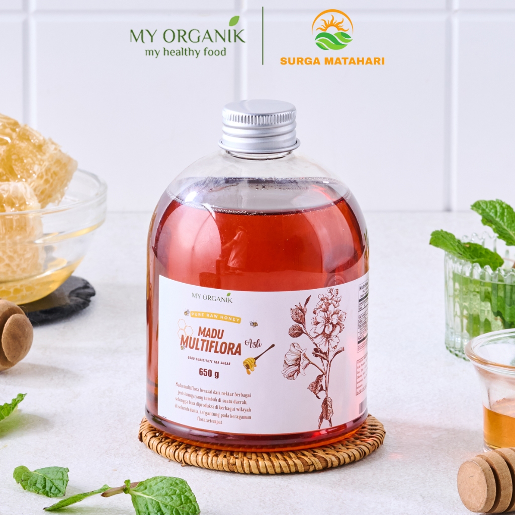 

My Organik Madu Multiflora 650gr Raw Honey