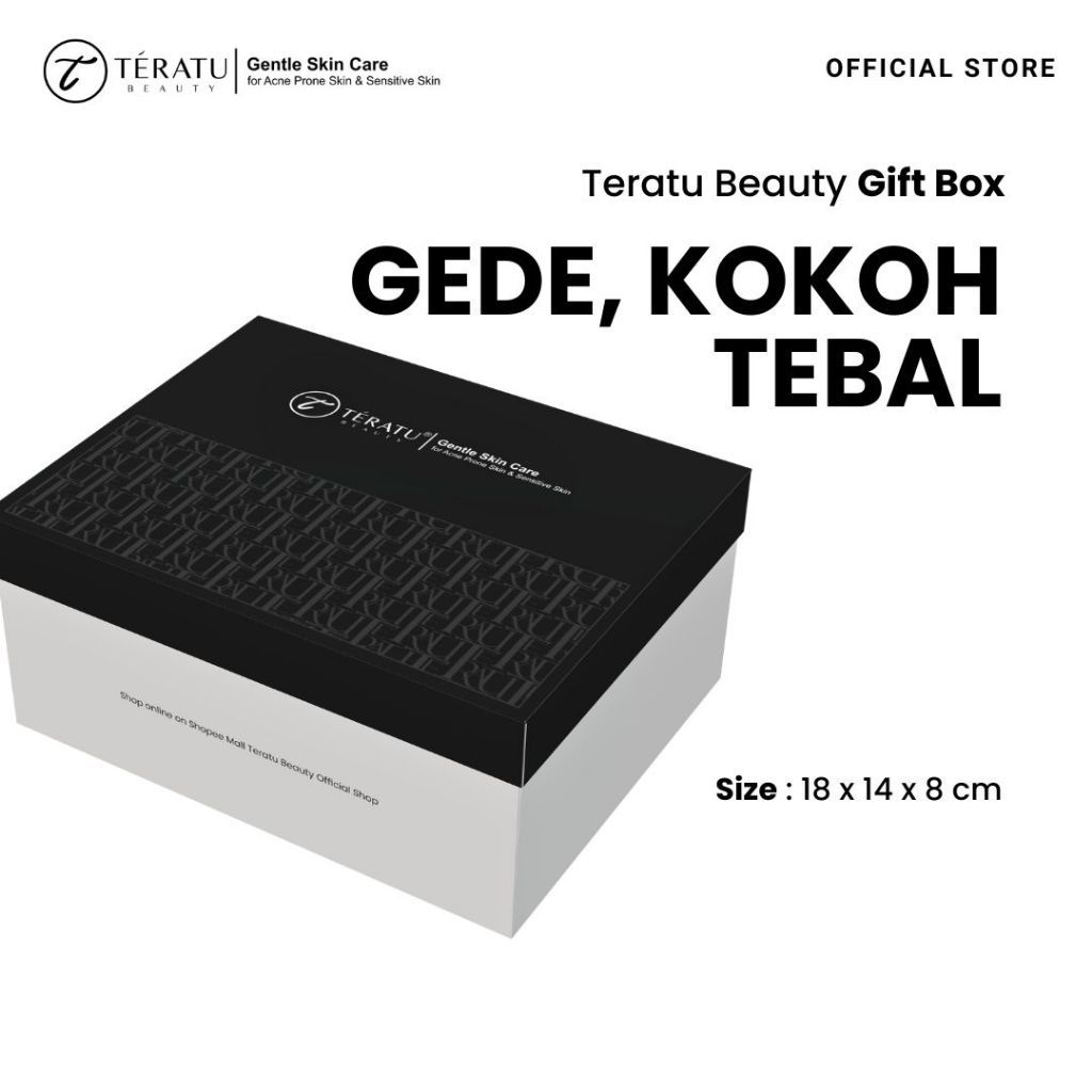 

TERATU BEAUTY Gift Box (Gede Kokoh dan Tebal gak mudah penyok)