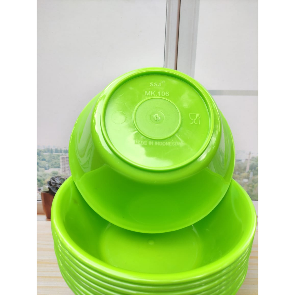 MANGKOK PLASTIK WARNA SSJ - SSJ 109W