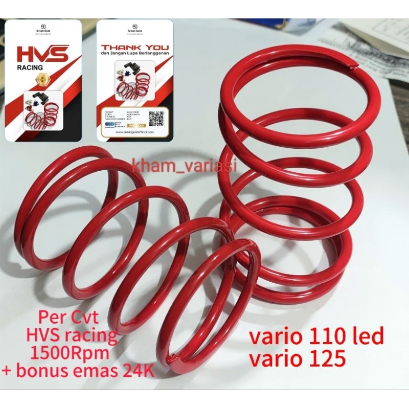 per cvt vario 125 + BONUS EMAS 24K / Per cvt HVS Racing VARIO 125 OLD / VARIO 110 LED