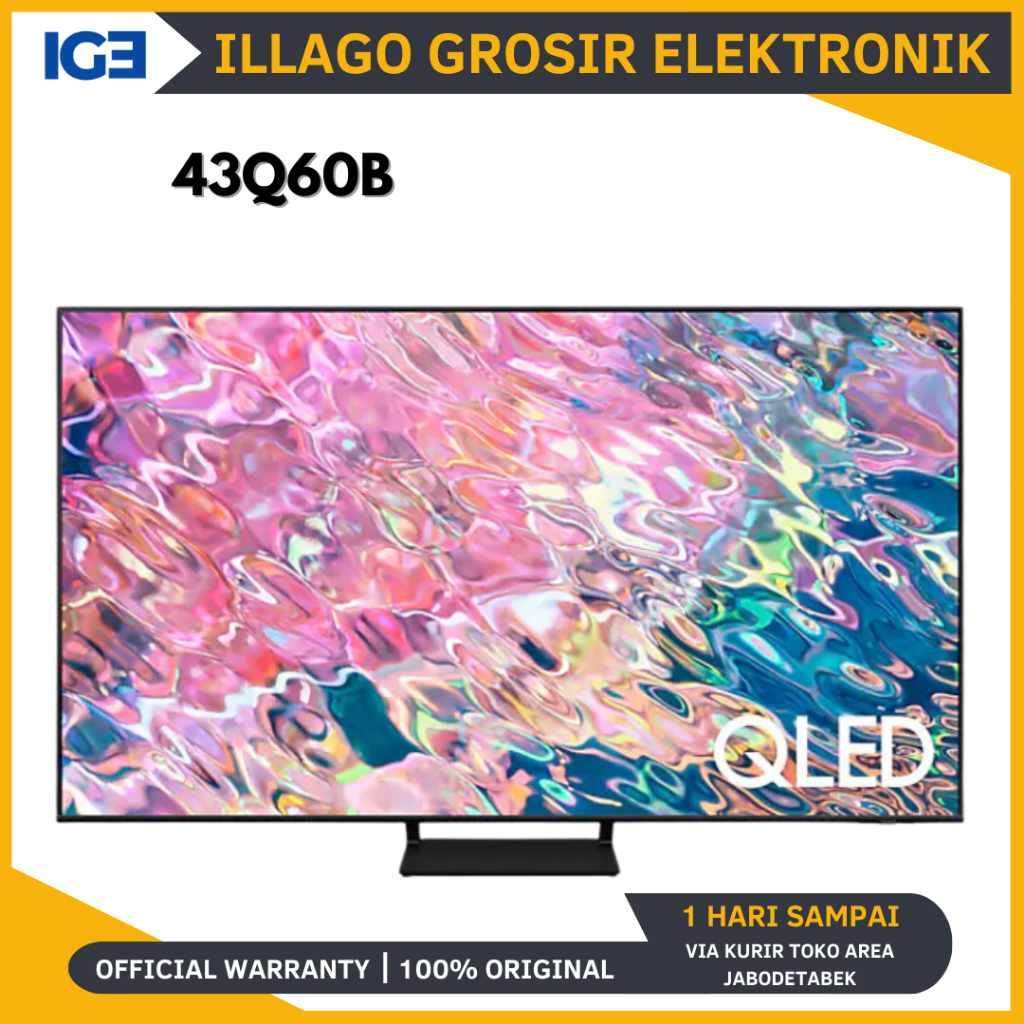 SAMSUNG 43Q60B QLED UHD 4K Smart TV 43 Inch
