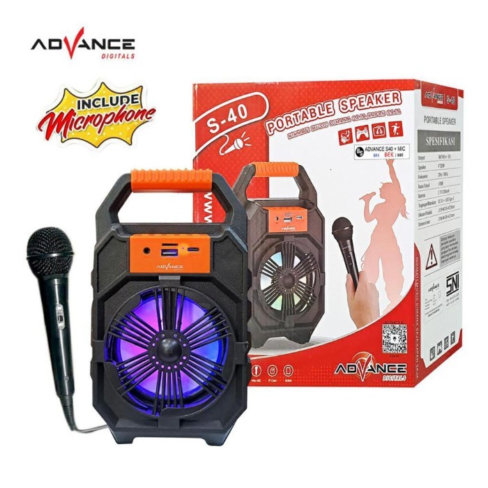 ADVANCE SPEAKER PORTABLE S-40