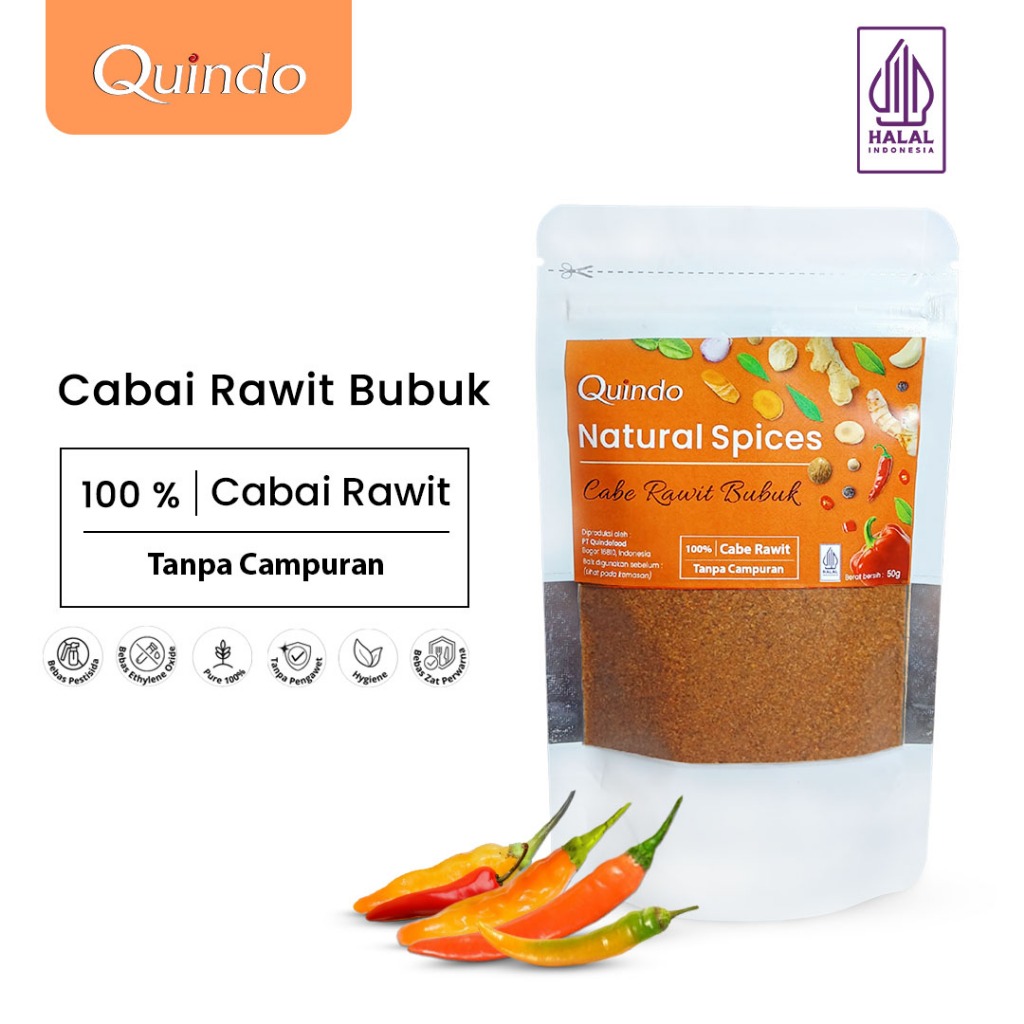 

Cabe Rawit 50 gr ( standing pouch )