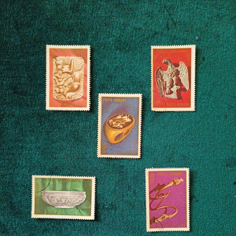 

Stamp Prangko, POSTA ROMANA, edition Bratara, Galati, Ivel Roman etc.