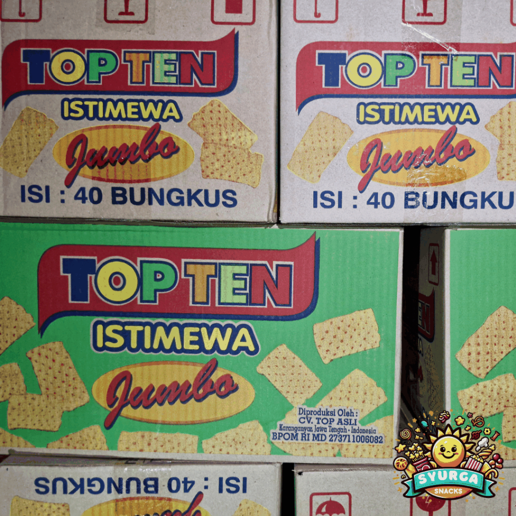 

Top Ten Istimewa Jumbo / Ring Dus (Isi 40 @8Gr)