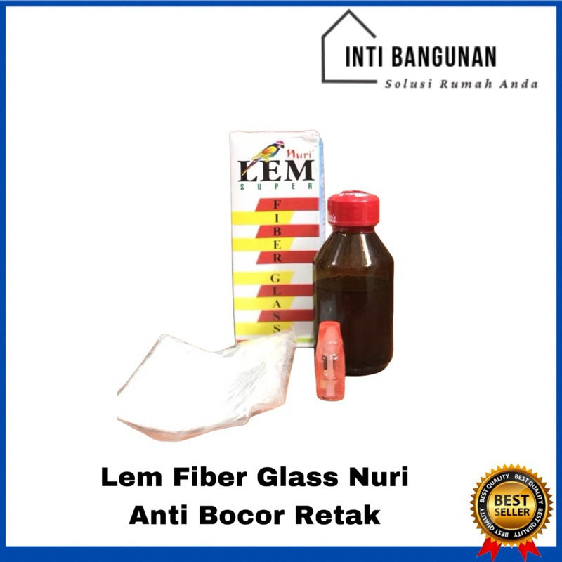 Lem Fiber Glass Nuri Lem Tangki / Tandon Air / Ember Plastik Anti Retak Bocor Rembes