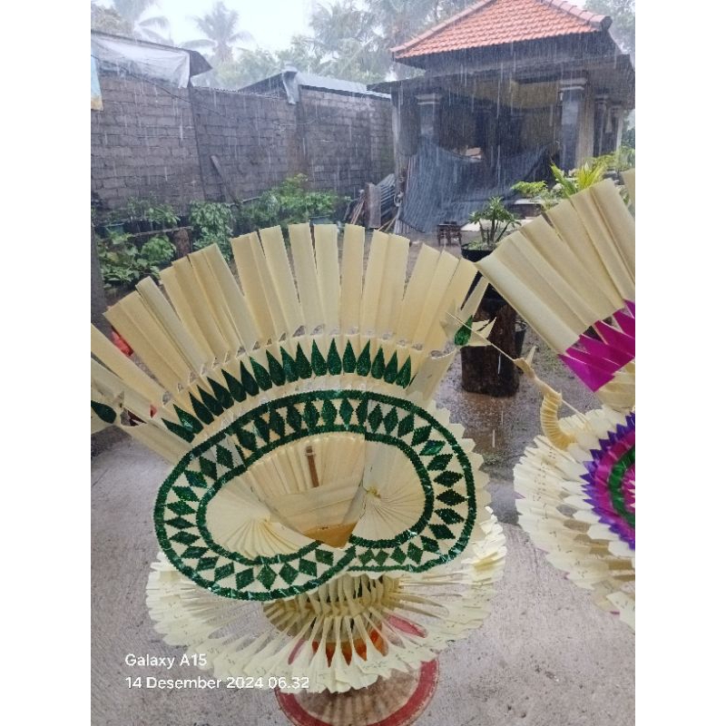 sampian gebogan hijau