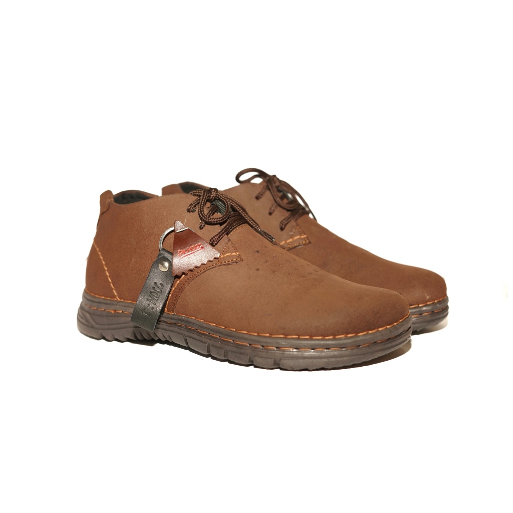 DR. MOCC Bernina - Sepatu Boots Kulit Asli (Brown)