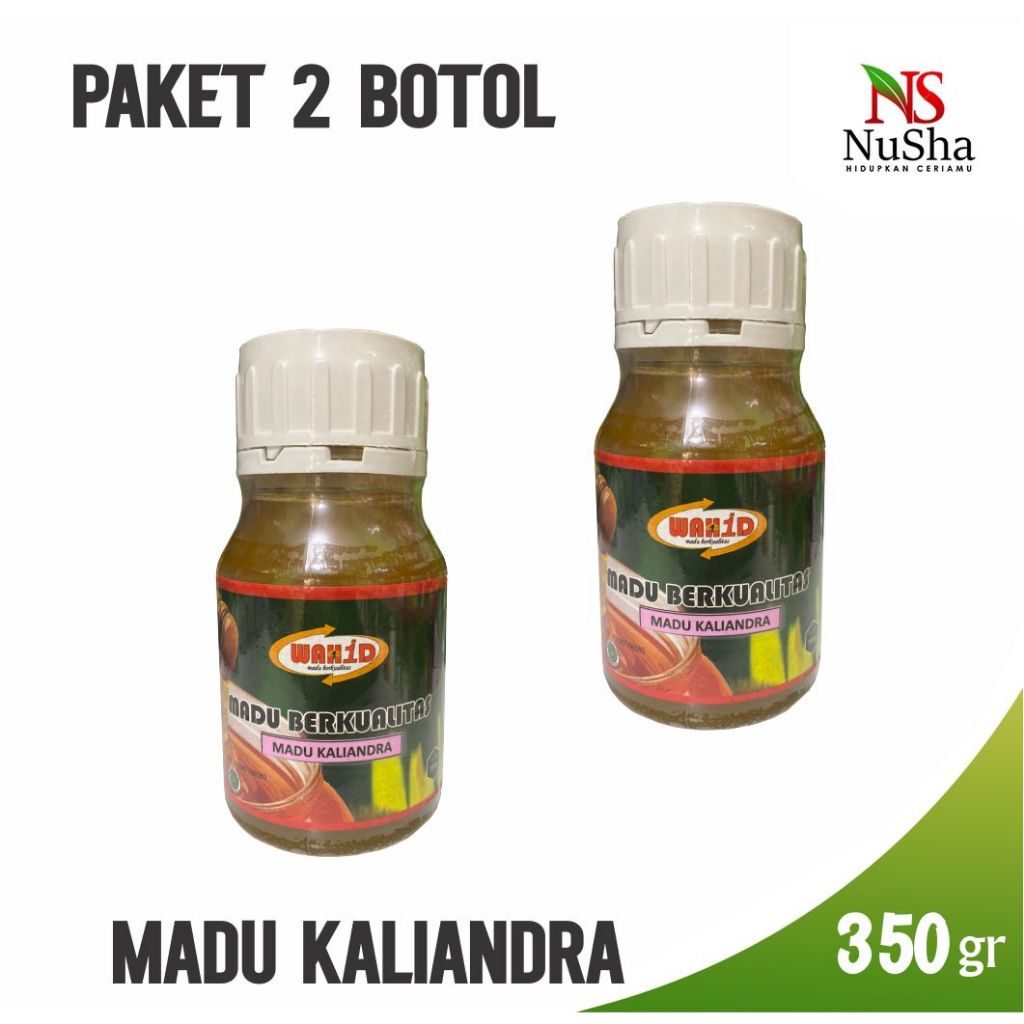 

Paket 2 Botol Madu Kaliandra - Madu Wahid Nusha Dengan Ekstrak Alami Berat 350