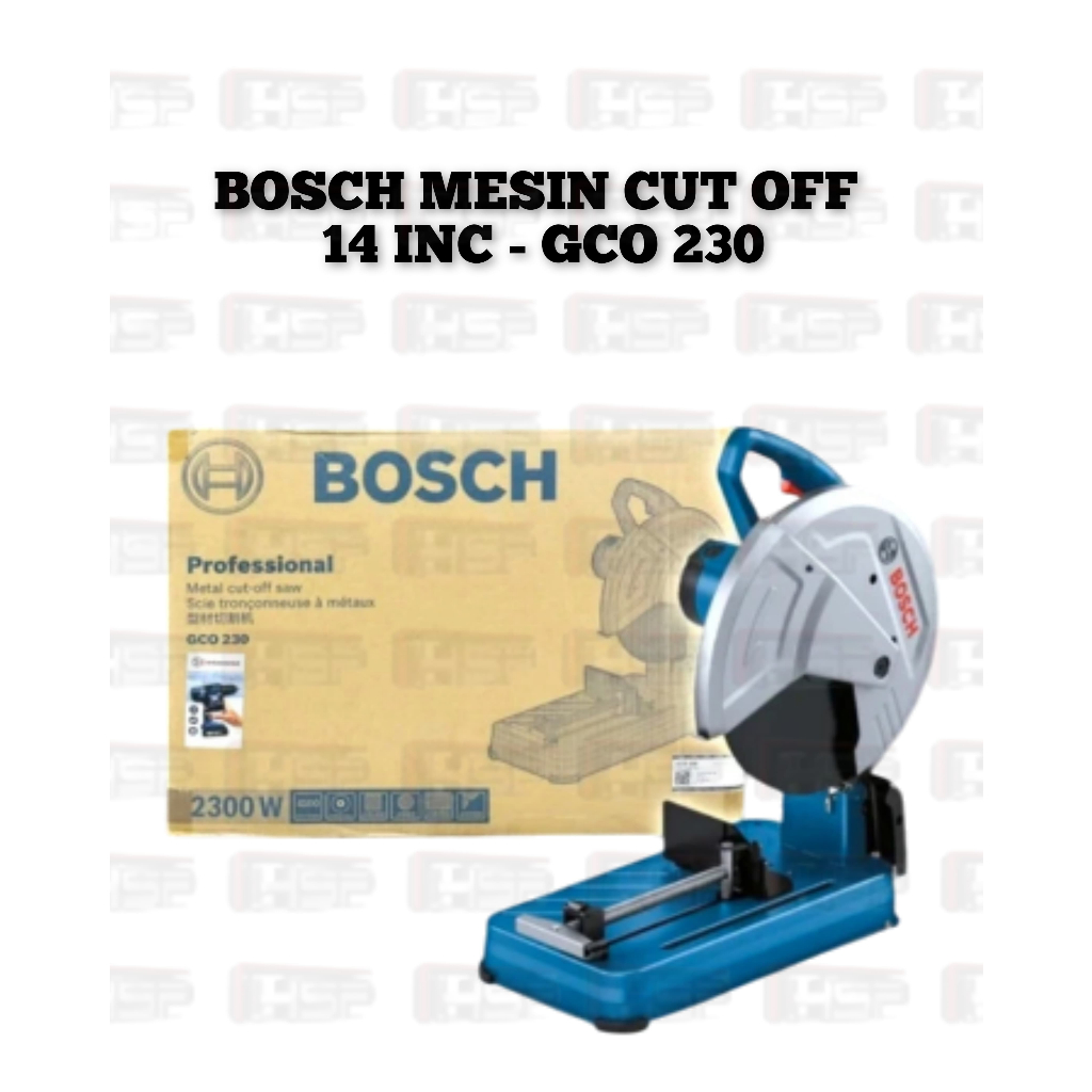 BOSCH MESIN CUT OFF / ALAT POTONG BESI 14INC TYPE GCO 230