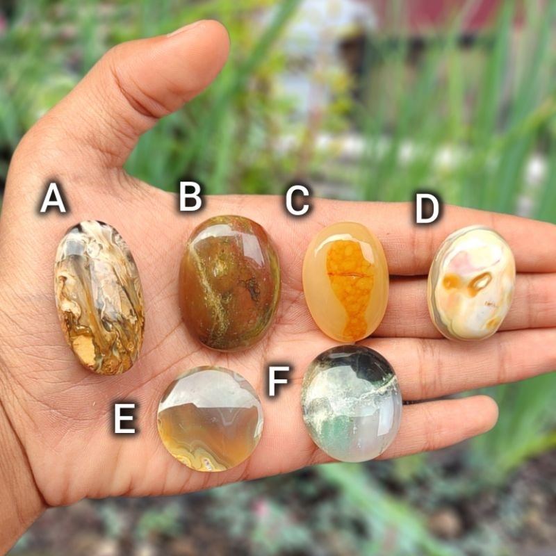 batu akik jasper liontin ukuran jumbo jasper/natural agate kode 02