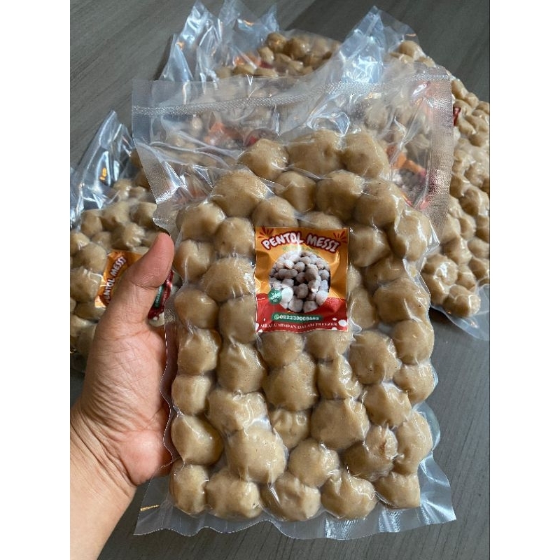 

Bakso pentol isi 50 biji kombinasi daging sapi dan ayam Surabaya. Dijamin Nagih !!!