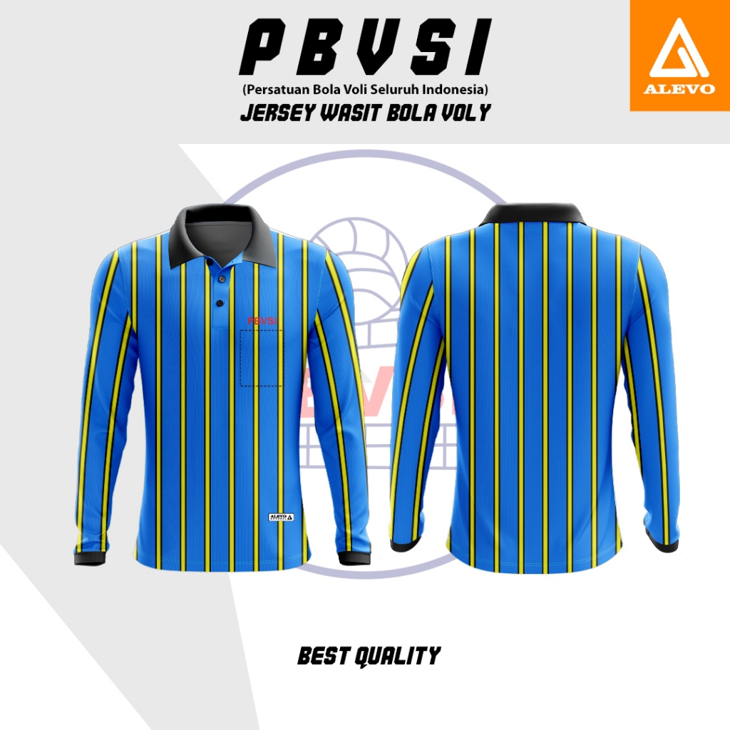 JERSEY WASIT VOLLY PRINTING PREMIUM HARGA PROMO BAJU POLO PBVSI LENGAN PANJANG & PENDEK| BAJU SERAGA