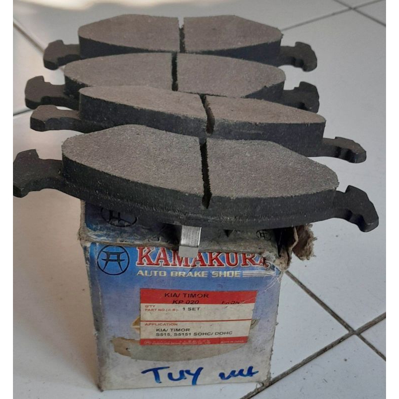 kampas rem depan timor merk kamakura