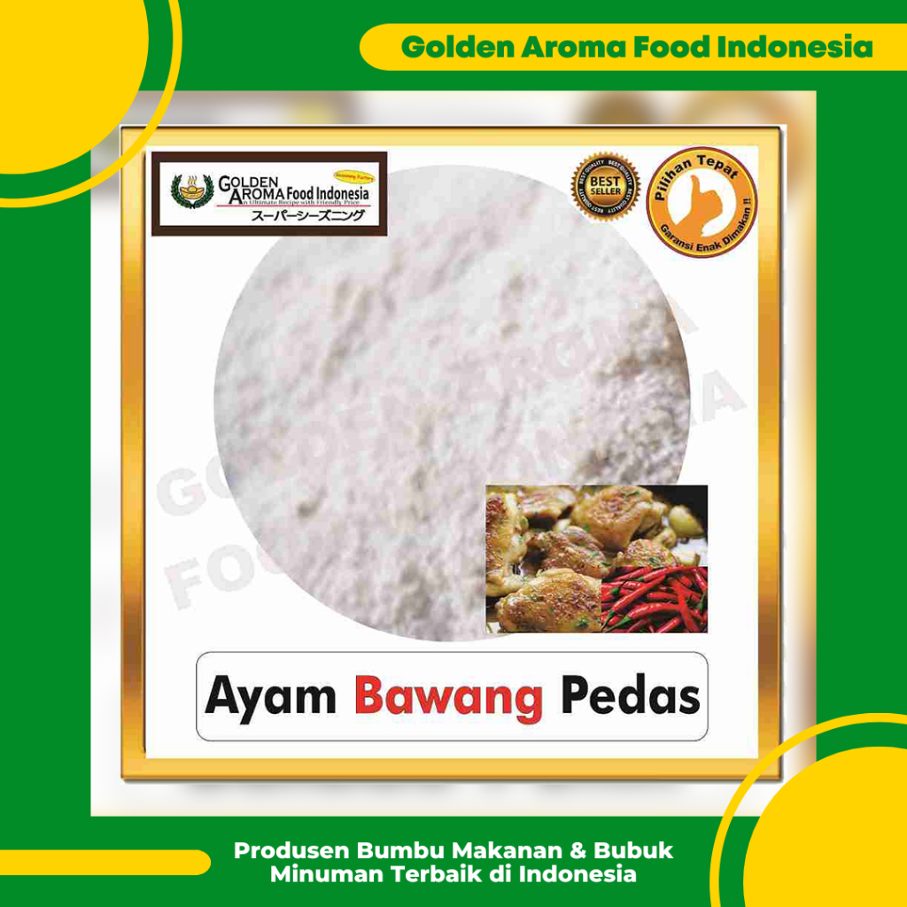 

Bumbu Tabur Rasa Ayam Bawang Pedas, Jual Bubuk Tabur Ayam Bawang Pedas Murah Enak Aman Terbaik GAFI