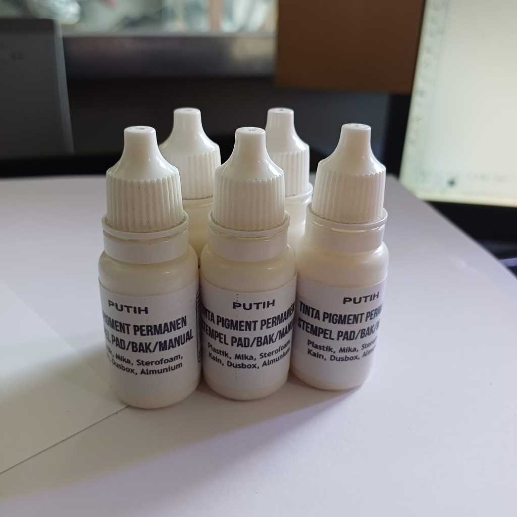 

Tinta Pigment Permanen untuk stempel pad/bak/manual media bahan yang berminyak, Plastik PP/PE, Kain, Sintetis