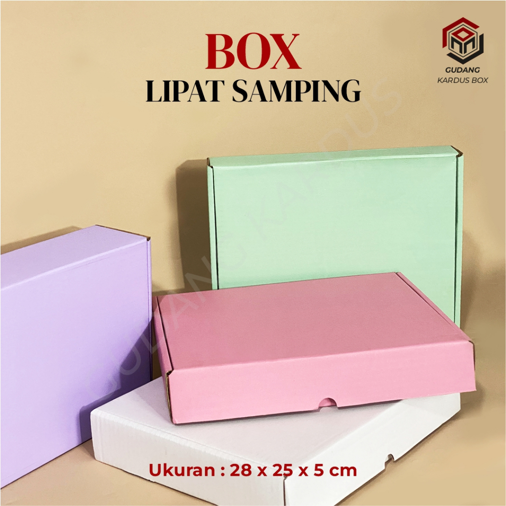 

Box DC LS (28 x 25 x 5 cm) LS/Karton/Polos/Kardus/Hampers/giftbox