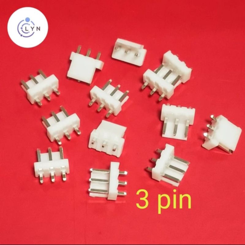 Soket Connector Konektor 3 pin VH 3.96 mm MALE JST Housing