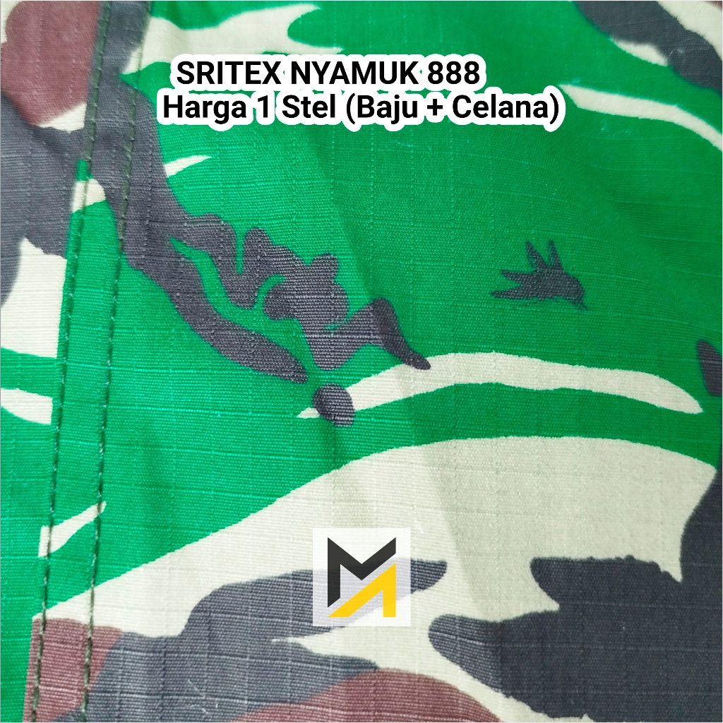 RB 2 Nayaka Military PDL Sritex 888 Nyamuk Seragam Tentara Baju PDL TNI AD Sritek Loreng Malvinas