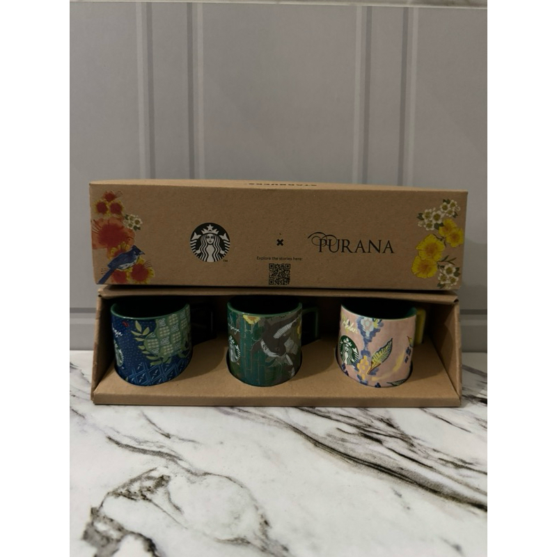 Starbucks Mug Demitasse Purana Indonesia-Surabaya-Medan City