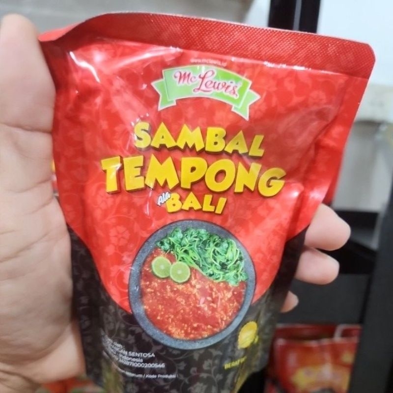 

SAMBAL TEMPONG ALA BALI MC LEWIS 200GR
