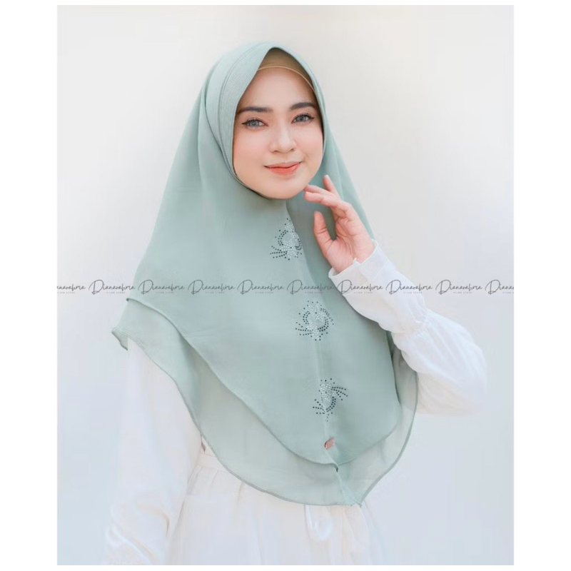 HIJAB CERUTI 2 LAYER PREMIUM/HIJAB PESTA 2 LAYER