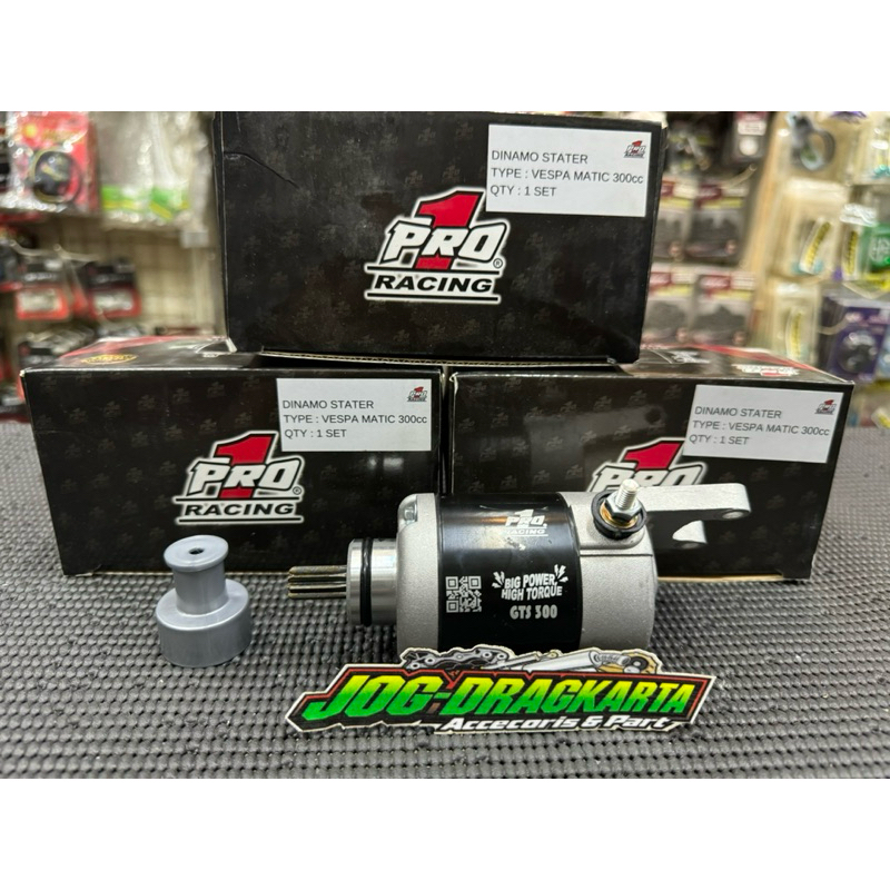 DINAMO STARTER VESPA MATIC LX S GTS SPRINT PRIMAVERA I-GET BORE UP SAMPAI 300CC PRO1 RACING