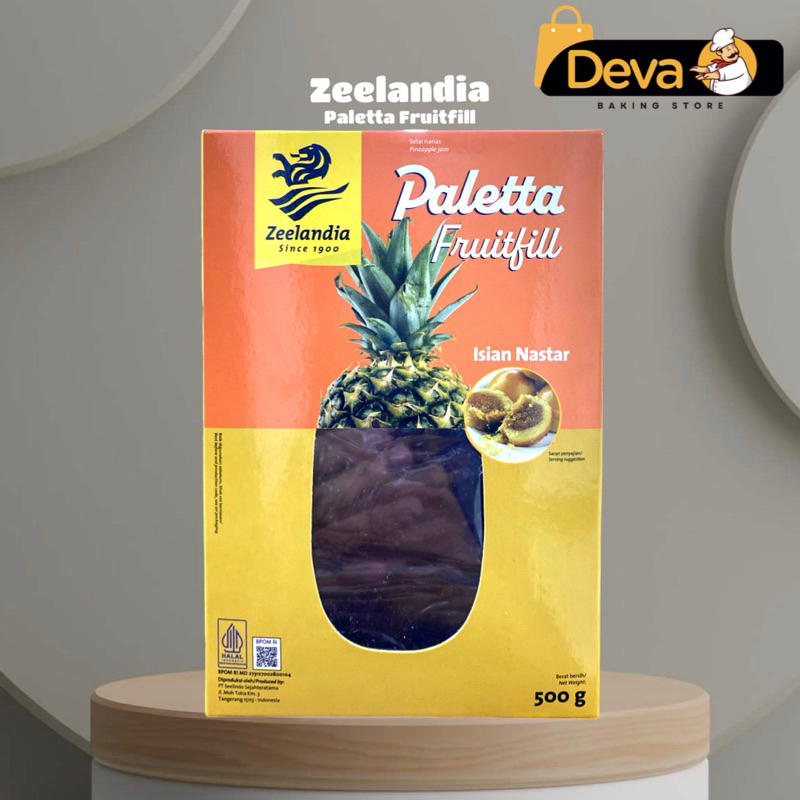 

Zeelandia Paletta Fruitfill - Zeelandia Selai Nanas Nastar 500gr