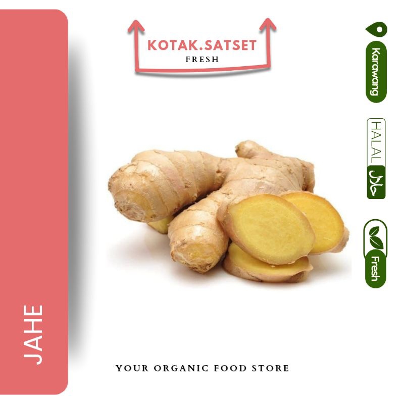 

JAHE Ginger Kotak Saset Fresh sayur karawang