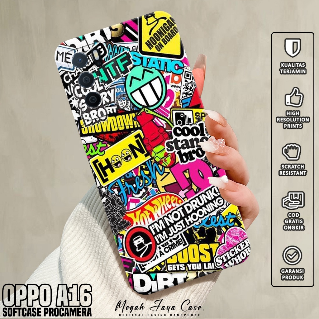 Case Oppo A16 - Casing Oppo A16 Motif GRAFF - Silikon Hp Oppo A16 - Softcase Hp Oppo A16 - Kondom Hp