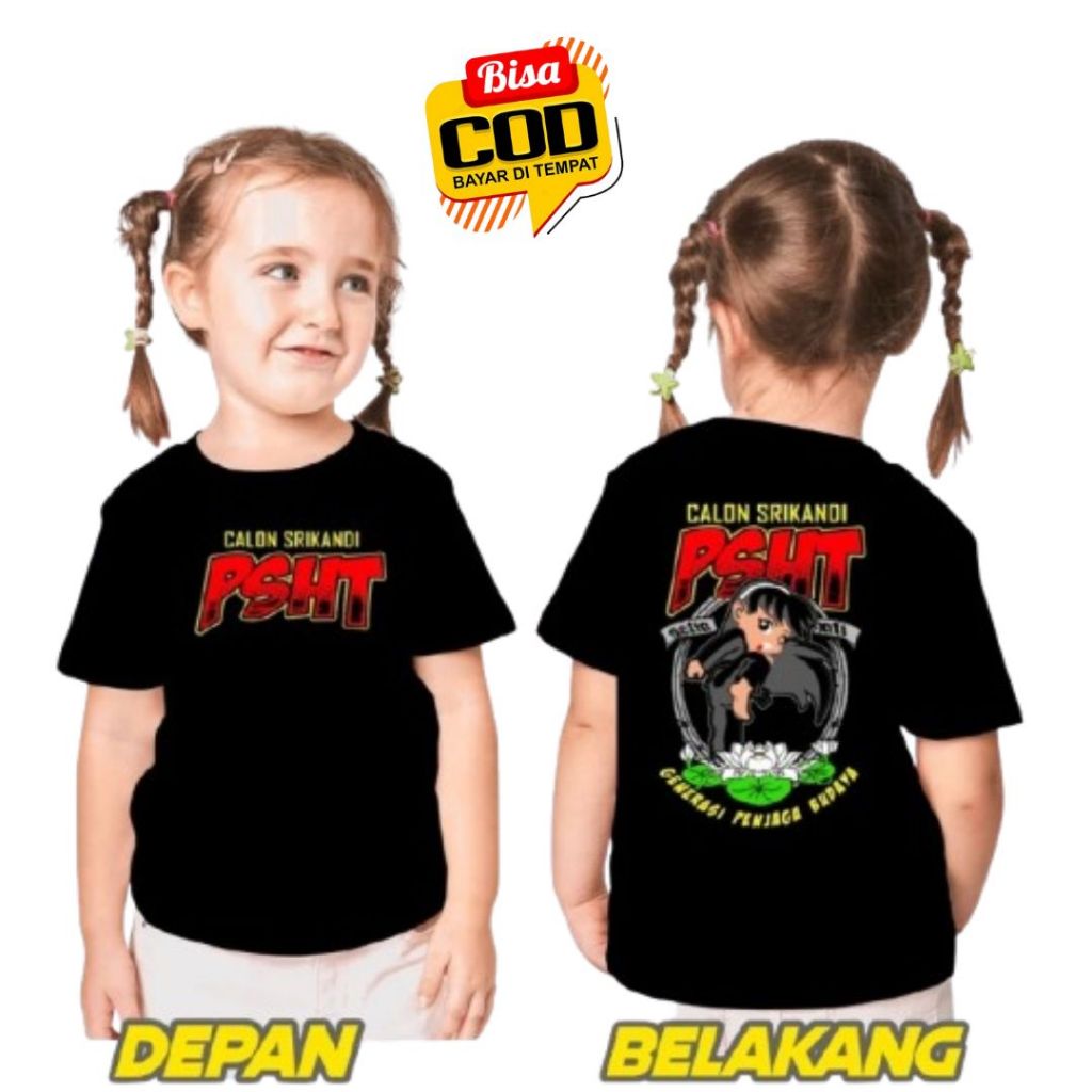 KAOS KIDS PSHT CALON SRIKANDI TERATE/KAOS ANAK PSHT/BISA COD