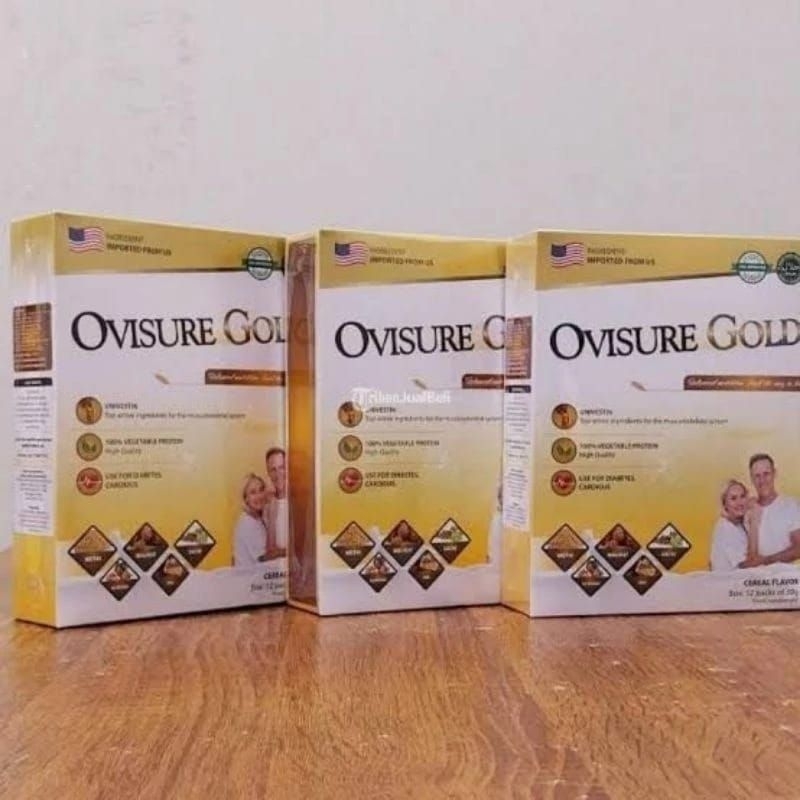 

PROMO..!!! OVISURE GOLD SUSU OBAT VITAMIN TULANG DAN SENDI SYARAF KEJEPIT KERAM ORIGINAL