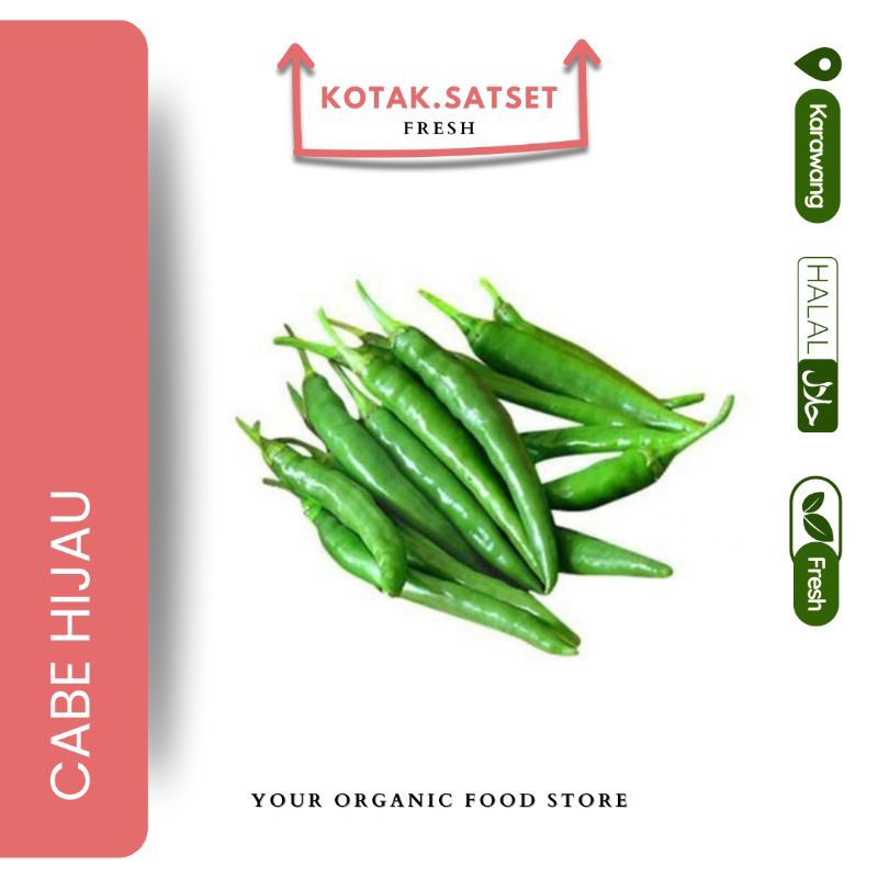 

Cabe Hijau Kotak Saset Fresh