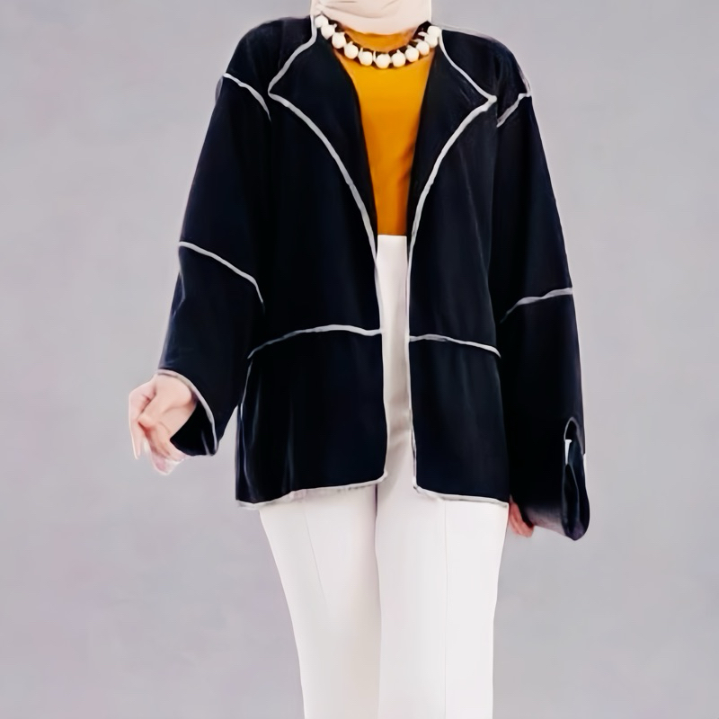 OUTHER CARDIGAN BLAZER RAJUT KNIT WANITA CEWEK PANJANG KOREA OVERSIZE POLOS MURAH BRANDED BOBAL VOXY