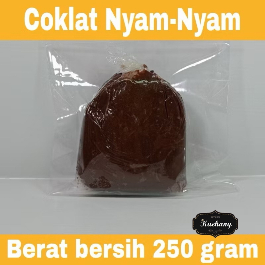 

COKLAT NYAM NYAM berat bersih 250 gr