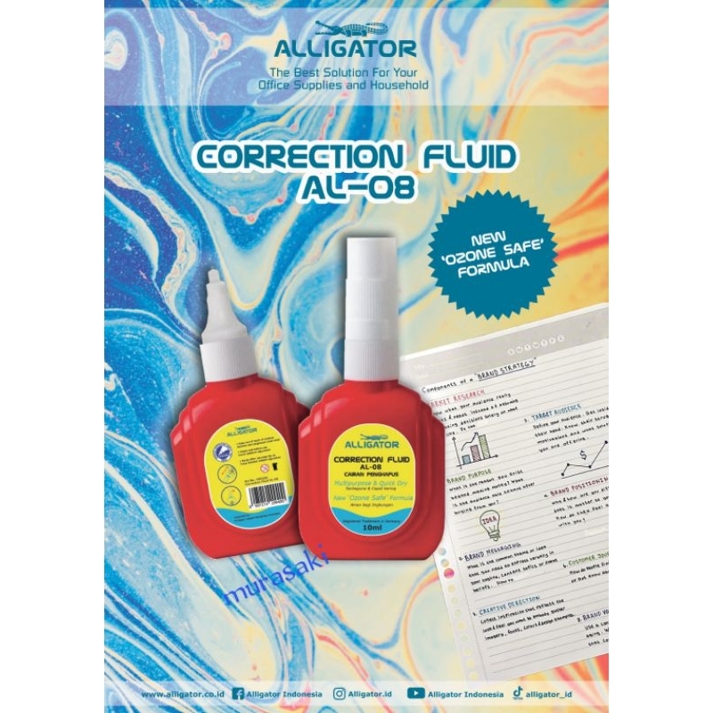 

correction fluid alligator stipo cair