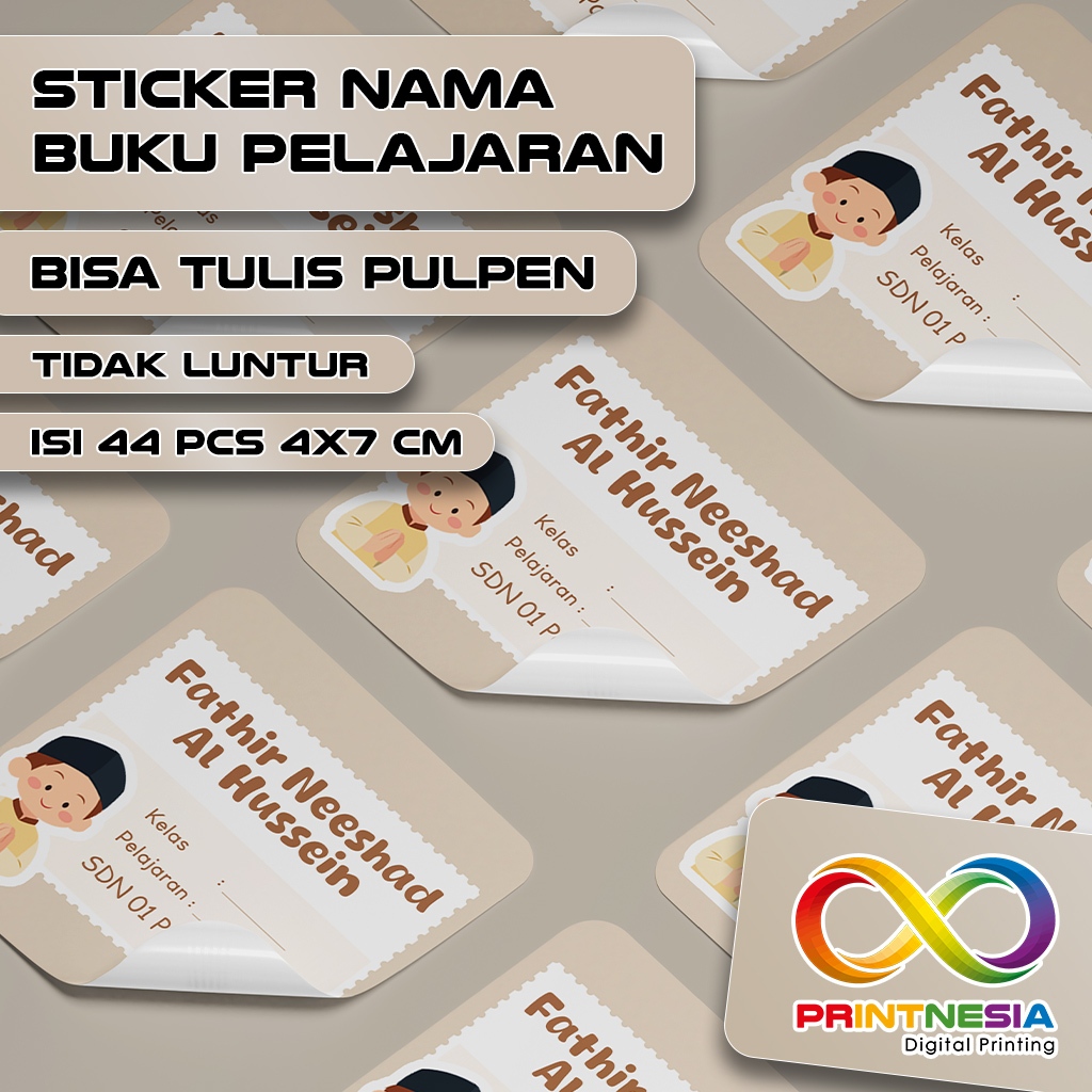 

Stiker Label Buku Pelajaran Sticker Buku Nama Sekolah / Stiker Nama Buku / Stiker Custom Nama Buku Pelajaran Sekolah Anak Printnesia
