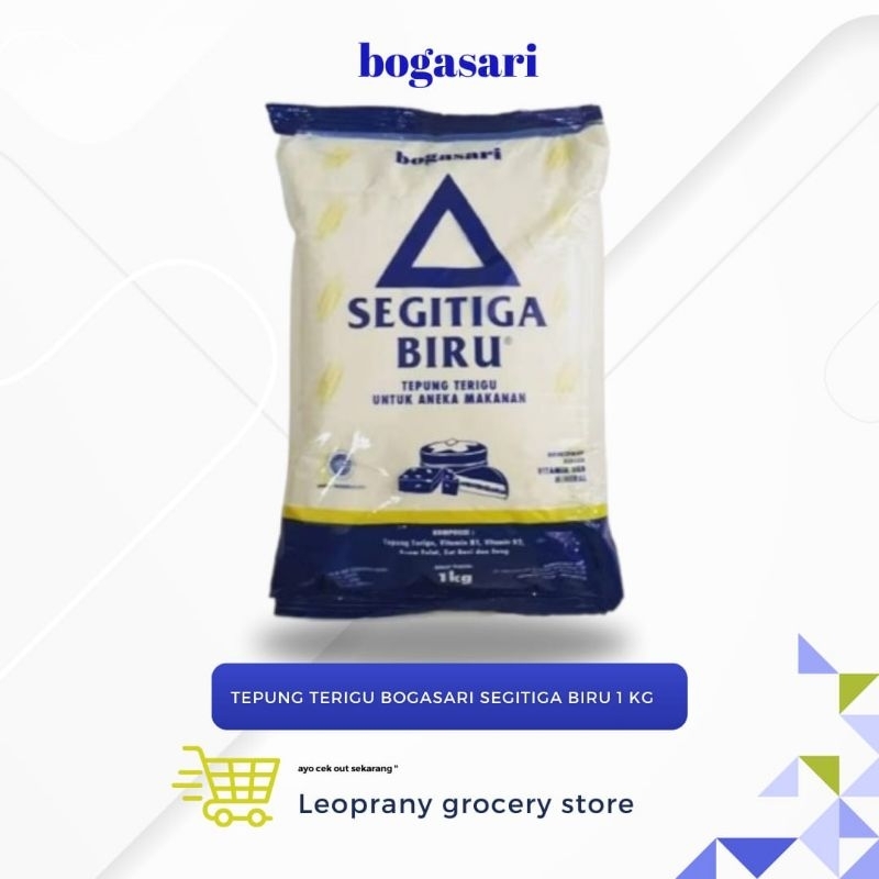 

Tepung Terigu Bogasari Segitiga Biru 1 kg