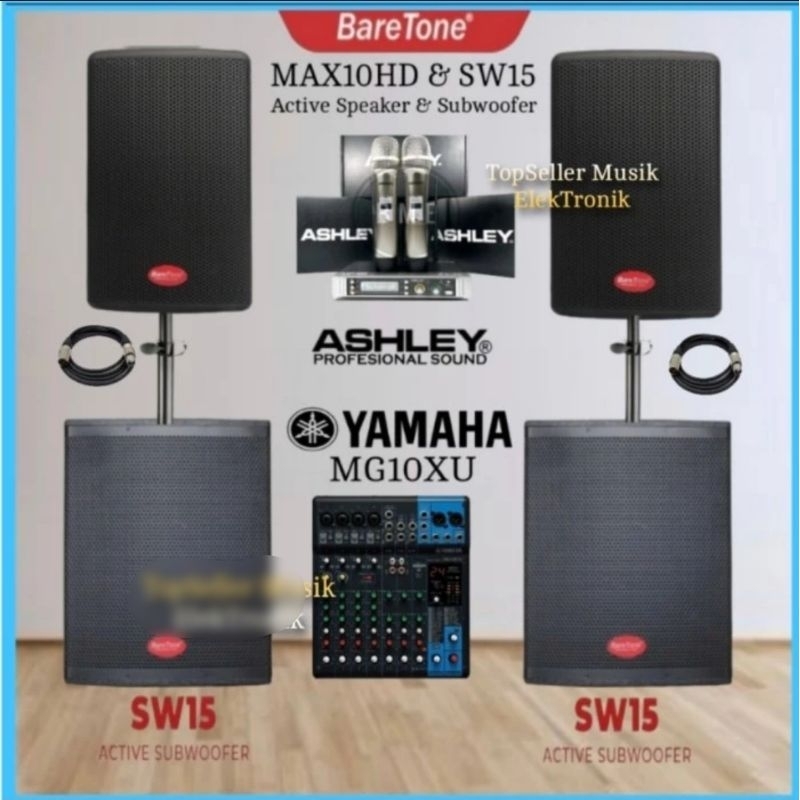 Paket SoundSysteam Karaoke Baretone,Subwoofer,Mixer Yamaha Cek Diskripasi