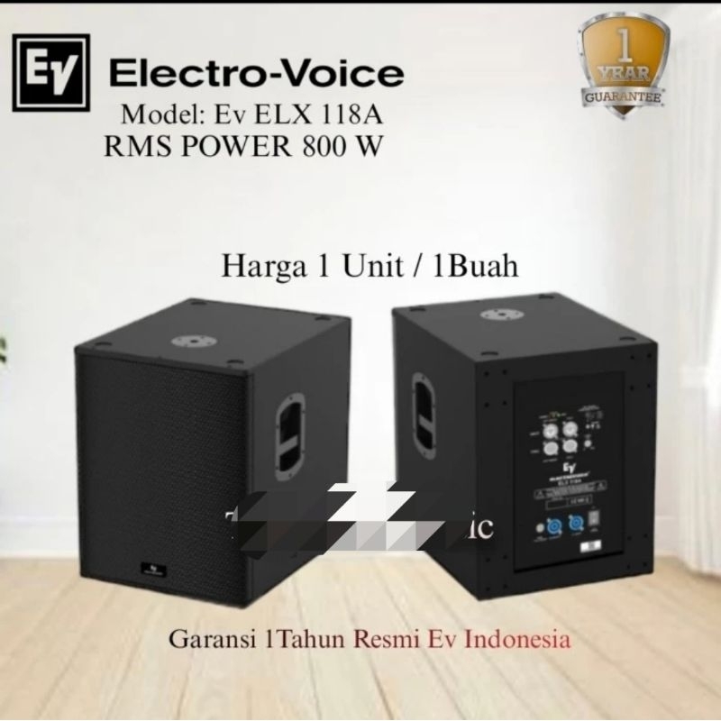 Subwoofer Aktif Electro Voice EV ELX 118A18 inch (ORIGINAL)