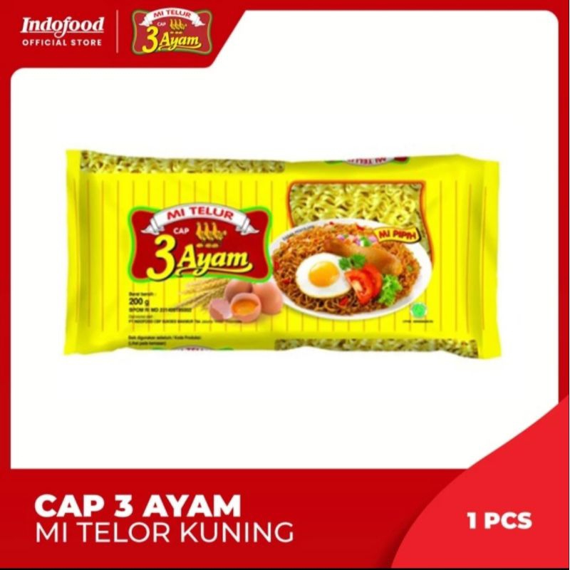 

Mi Telur Cap 3 Ayam Kuning 1pcs