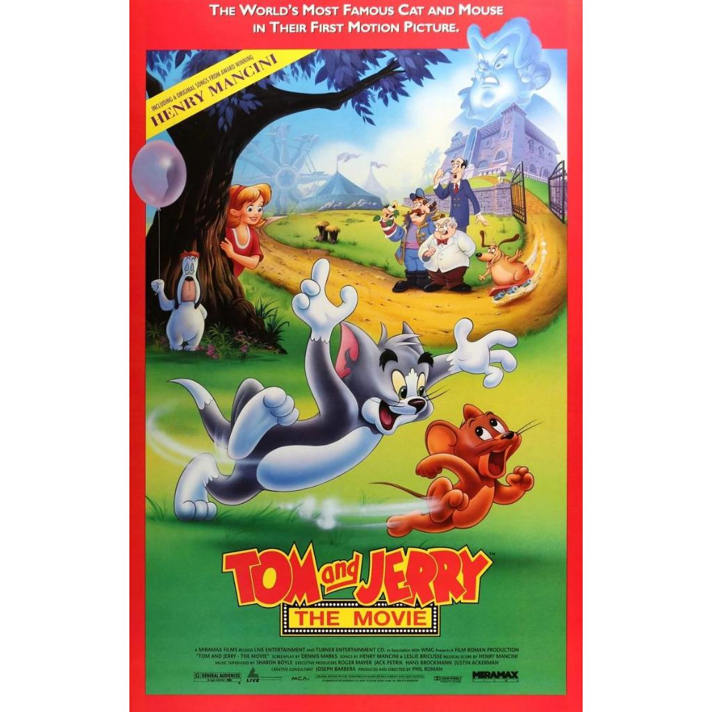 Film Dvd Tom and Jerry The Movie 1992 High Quality Teks Indonesia