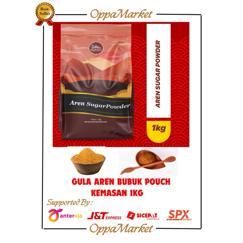 

DAINICHI GULA AREN BUBUK POUCH KEMASAN 1KG