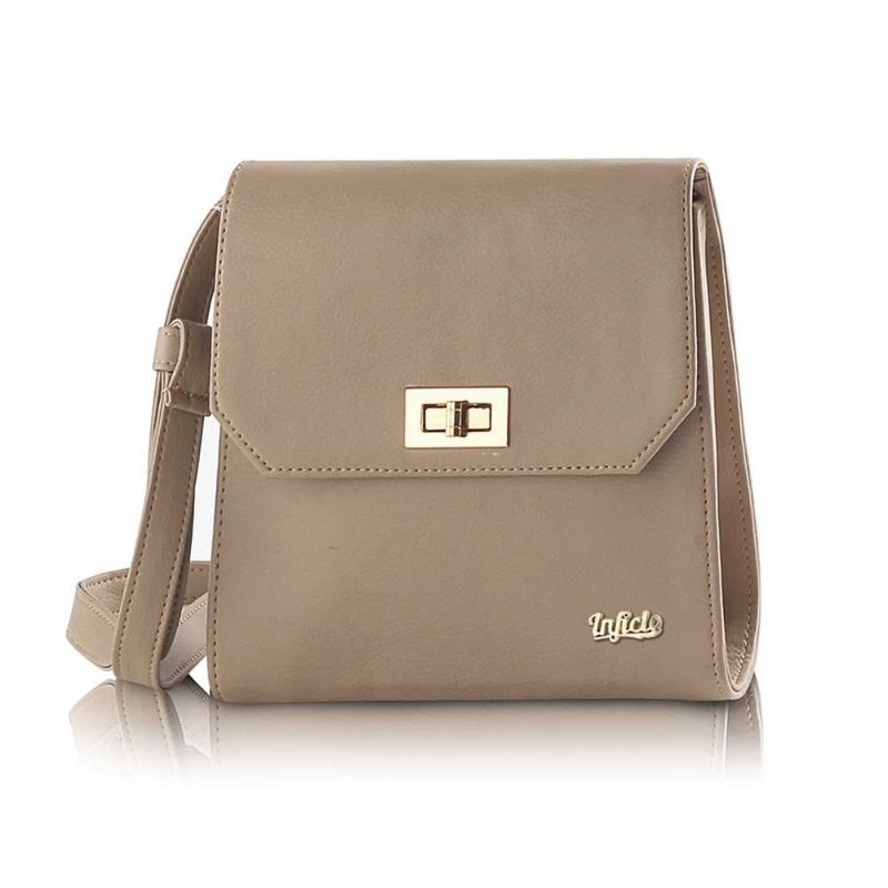 Tas Wanita Original Warna Coklat Premium Inficlo Brand Lokal Berkualitas