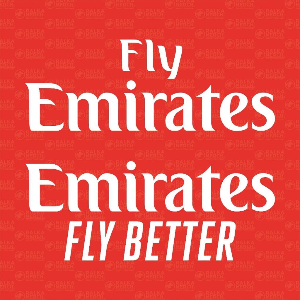 FLY EMIRATES FLY BETTER | Sponsor Jersey Real Madrid | Arsenal | Emirates Fly Better | Fly Emirates 