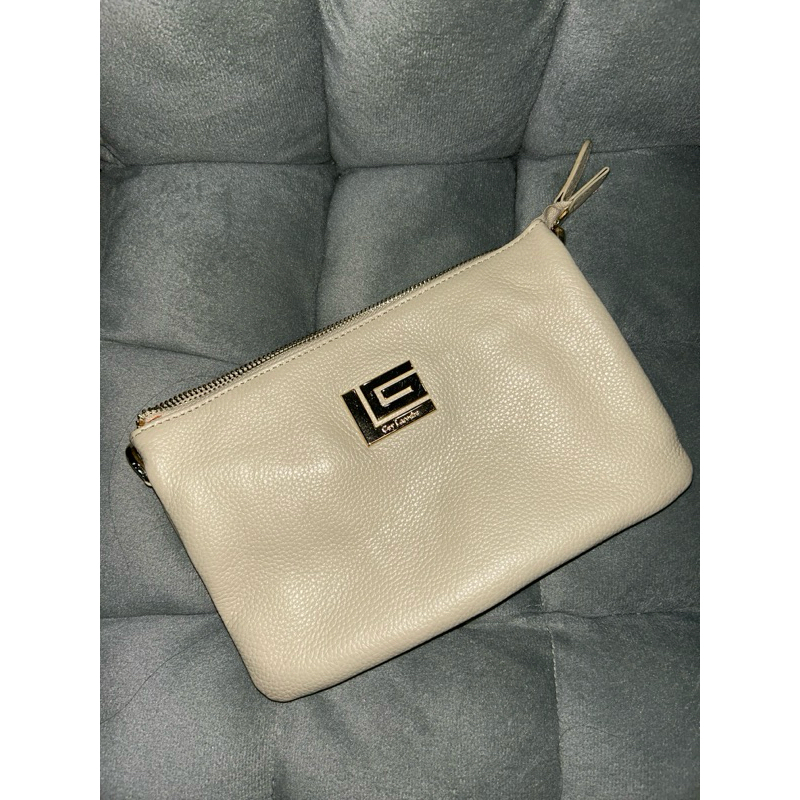 PRELOVED Tas Dompet Guy Laroche Ori Putih Murah Clutch