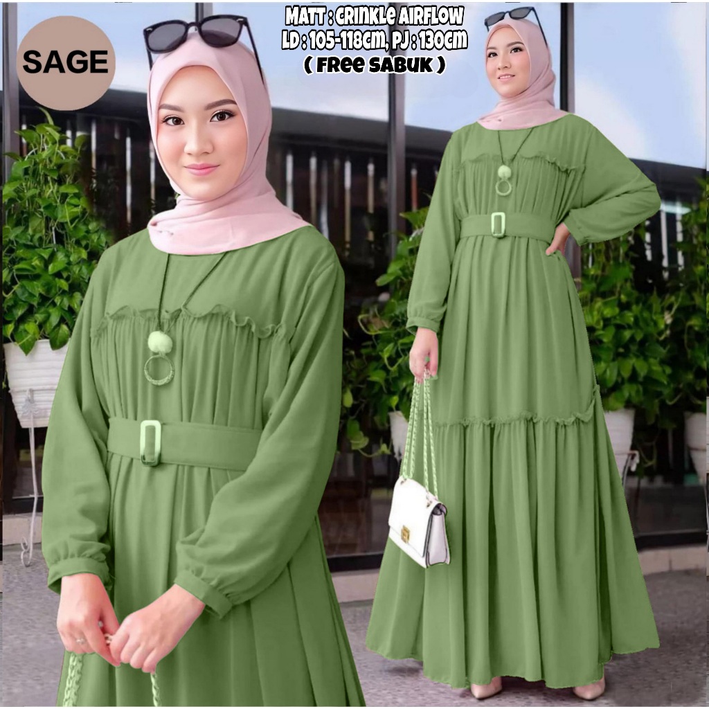 Gamis Mewah Perempuan Cocok Untuk Lebaran Hadiah Spesial Remaja Terlaris Favorit Viral Daily Outfit