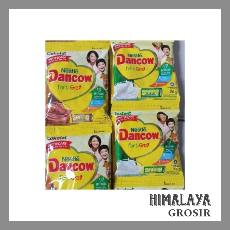 

Susu Dancow FortiGro Instant dan Cokelat Renteng isi 10